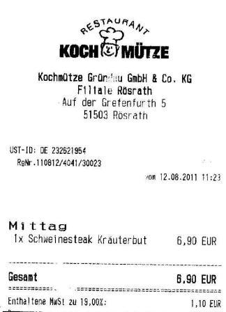 dcdv Höffner Kochmütze Restaurant